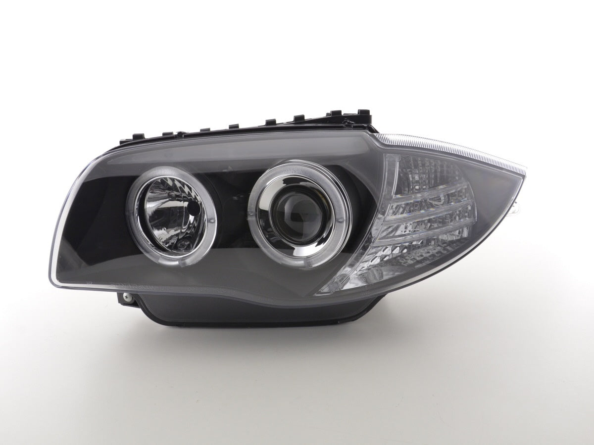 Faros delanteros delanteros BMW Serie 1 E87 / E81 04-11 negro