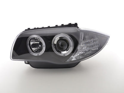 Faros delanteros delanteros BMW Serie 1 E87 / E81 04-11 negro