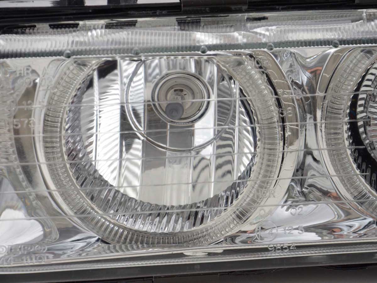 Faros Angel Eyes Bmw Serie 3 Berlina E36 92-98 Cromados Lights > Headlights