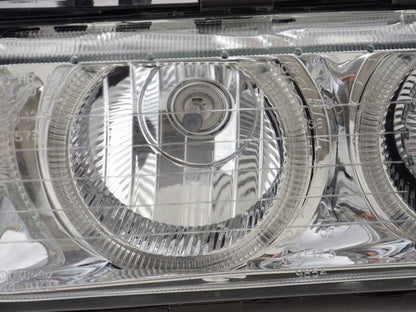 Faros Angel Eyes Bmw Serie 3 Berlina E36 92-98 Cromados Lights > Headlights