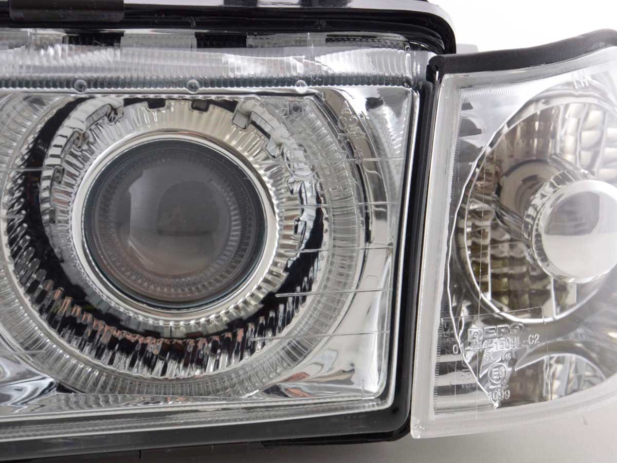 Faros Angel Eyes Bmw Serie 3 Berlina E36 92-98 Cromados Lights > Headlights