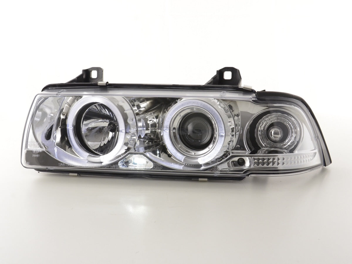 Faros delanteros delanteros BMW Serie 3 Coupé E36 92-98 cromados