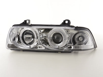 Faros delanteros delanteros BMW Serie 3 Coupé E36 92-98 cromados