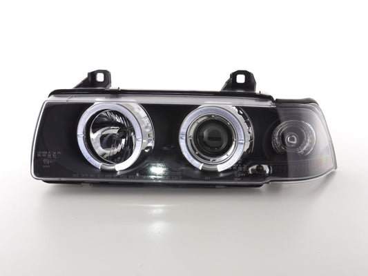 Front headlights BMW 3 Series Sedan E36 92-98 black