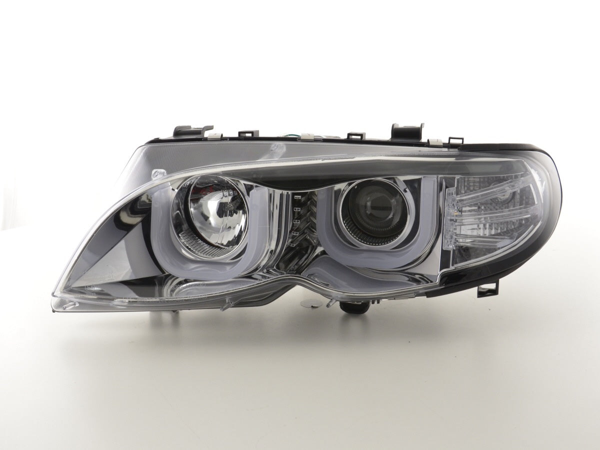 Faros Angel Eyes BMW Serie 3 E46 Berlina/Touring 02-05 cromados