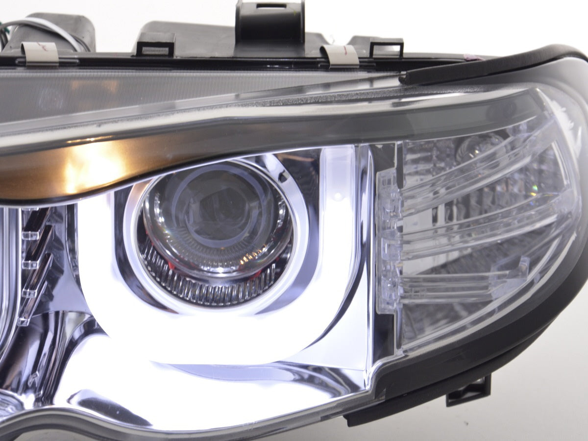 Faros Angel Eyes BMW Serie 3 E46 Berlina/Touring 02-05 cromados