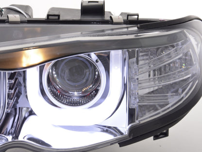 Faros Angel Eyes BMW Serie 3 E46 Berlina/Touring 02-05 cromados