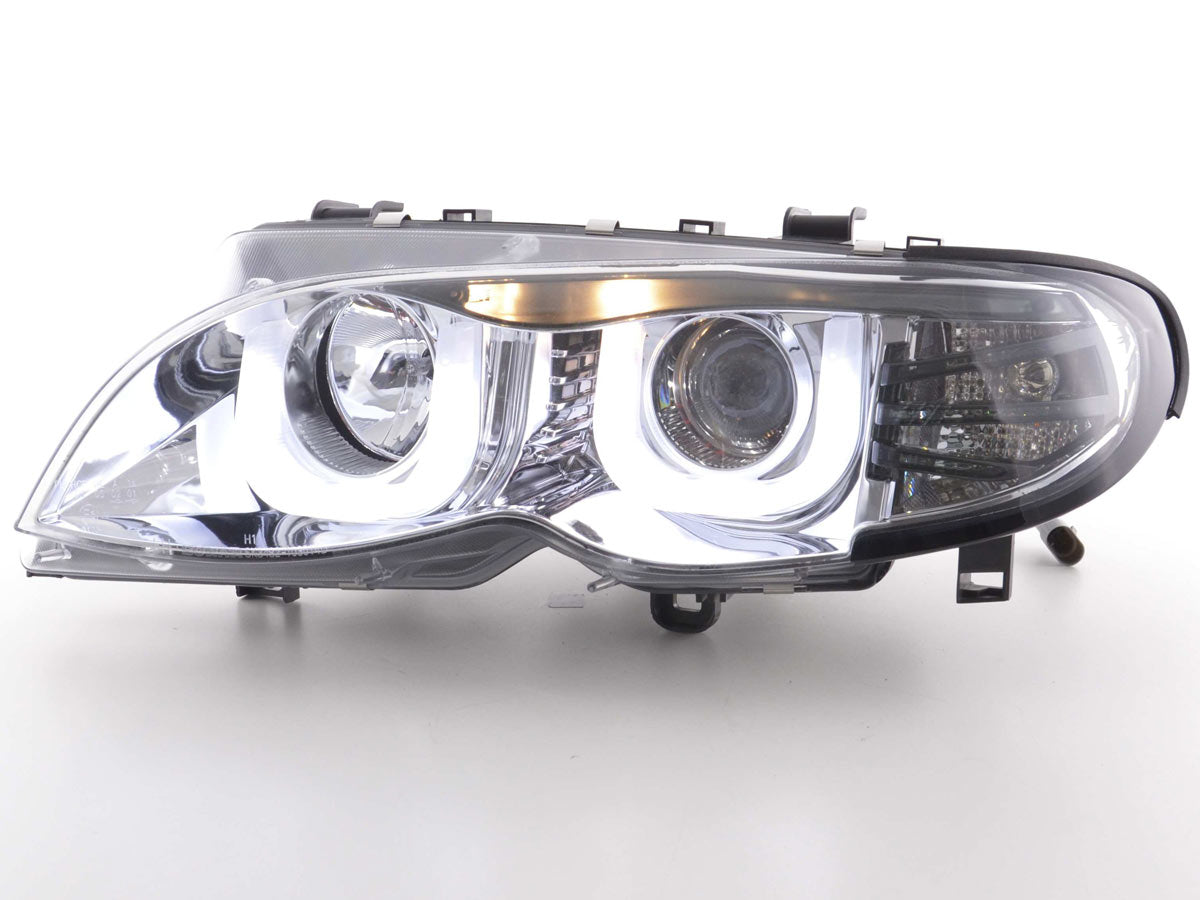 Faros Angel Eyes BMW Serie 3 E46 Berlina/Touring 02-05 cromados