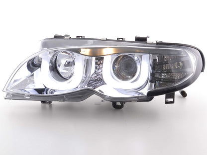 Faros Angel Eyes BMW Serie 3 E46 Berlina/Touring 02-05 cromados