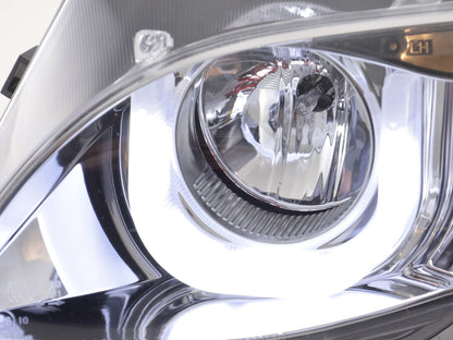 Faros Angel Eyes BMW Serie 3 E46 Berlina/Touring 02-05 cromados