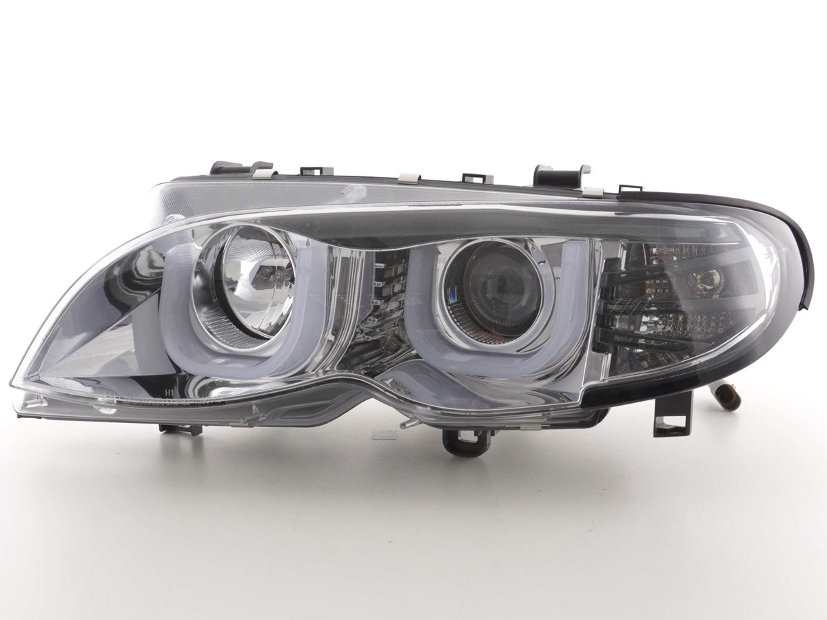 Faros Angel Eyes BMW Serie 3 E46 Berlina/Touring 02-05 cromados