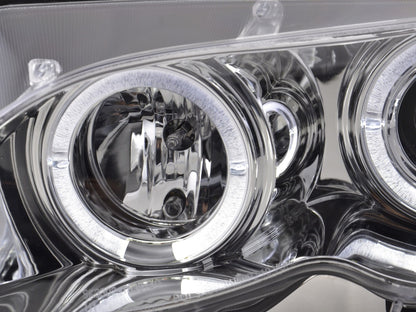 Faros delanteros delanteros BMW Serie 3 E46 Berlina/Touring 02-05 cromados