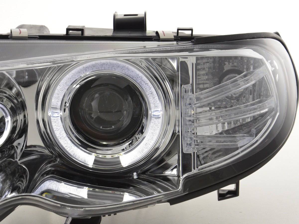 Faros delanteros delanteros BMW Serie 3 E46 Berlina/Touring 02-05 cromados