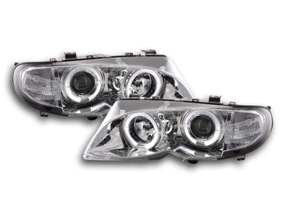 Faros delanteros delanteros BMW Serie 3 E46 Berlina/Touring 02-05 cromados