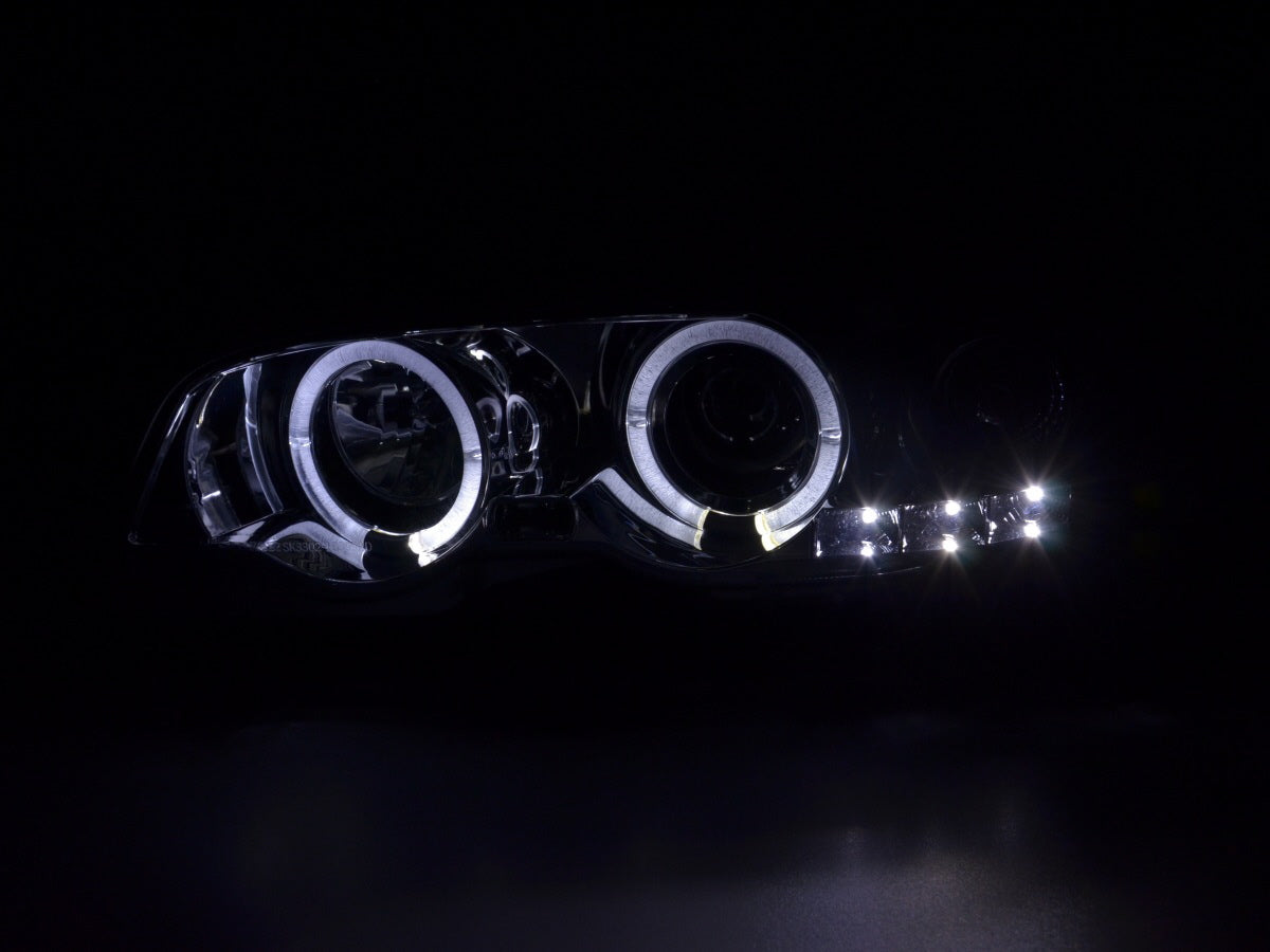 Faros delanteros delanteros BMW Serie 3 E46 Coupé/Cabrio 98-02 cromados