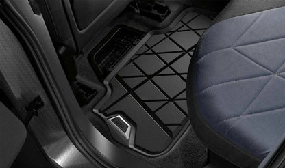 Alfombrillas de goma originales OEM 51475A20D39 para BMW iX (I20) xDrive 40, 50 y M60 (años 2021-2025). Juego trasero. Resistentes al agua, antideslizantes y a medida. Original BMW.