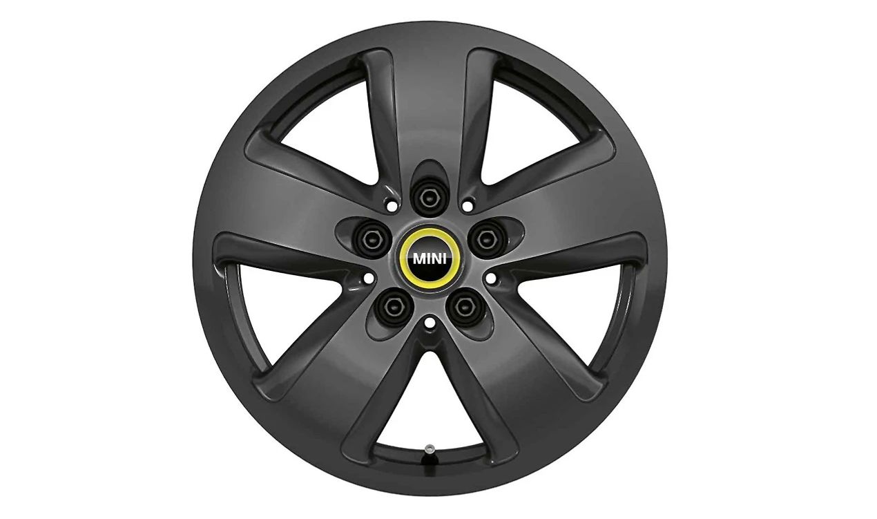 Cerchio in lega leggera 16" 6.5J ET54 Spectre Grey Dark Metallic OEM 36116887935 per MINI F55, F56, F56 BEV, F57 Cabrio... e altro. MINI originale.