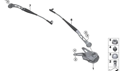 Prise en charge du caoutchouc OEM 07147374196 pour BMW I12, I15. BMW d'origine.