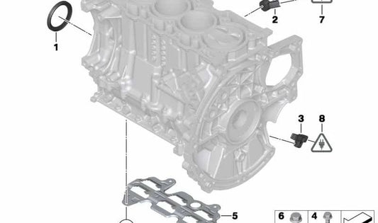 Recipiente de aceite OEM 11137579017 para MINI R56, R55 Clubman, R57 Cabrio, R58 Coupé, R59 Roadster, R60 Countryman, R61 Paceman… y más. Original MINI.