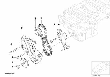 Tensor de cadena para BMW E81, E82, E87, E88, E46, E90, E91, E92, E93, E60N, E61N, E84, E83, E85 (OEM 11417505842). Original BMW