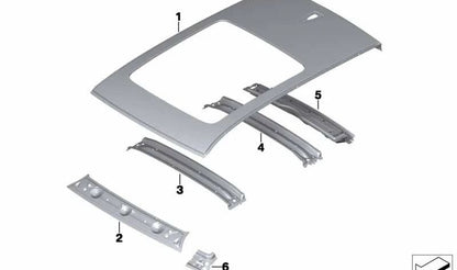 A-pillar connection/right windshield drift OEM 41007330332 for BMW X3 F25 sDrive18d, sDrive20i, xDrive20i... and more. Genuine BMW.