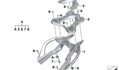 Tornillo tipo lente (ISA 4x12) OEM 07147135132 para BMW {E91,E61,F07,F10,F11,F06,F12,F13,F01,F02,F04,E70,E71,E72,E89} y MINI {R50,R53,R56,R59,R57,R55,R60,R58,R61}. Original BMW y MINI.