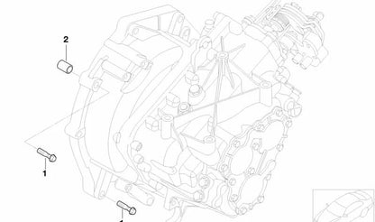 Tornillo hexagonal con brida M12X65 OEM 07131172101 para MINI R50, R52, R53. Pieza original MINI. Ideal para fijaciones de transmisión y motor en modelos fabricados entre 2001 y 2008.