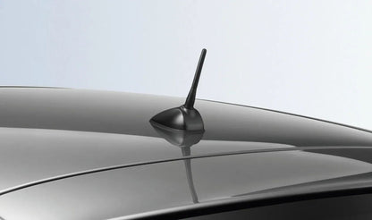 Short sports antenna for BMW E81, E87, E87N, E88 Series 2 F23, F23N Series 3 E46 Z4 E85, E86, E89 (OEM 65202296761). Genuine BMW.
