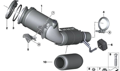 Soporte de goma silentblock OEM 18208570671 para BMW F40, F44, F45, F46, G42, U06, G20, G21, G28, G22, G23, G26, E84, F48, U11, U12, F39, U10, F55, F56, F65, F66, F57, F54, F60, U25. Original BMW.