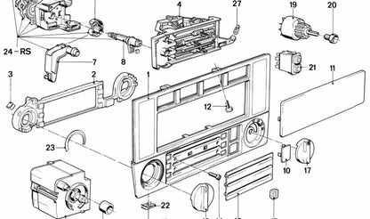 Tornillo de carrocería OEM 07119907701 para BMW E21, E30, E12, E24, E23, 2002. Ideal para fijación de plásticos interiores y molduras. Original BMW.