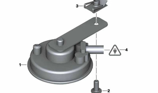 Sirena OEM 61338414393 para motos BMW G 450 X (09/2007 - 06/2010). Original BMW Motorrad.