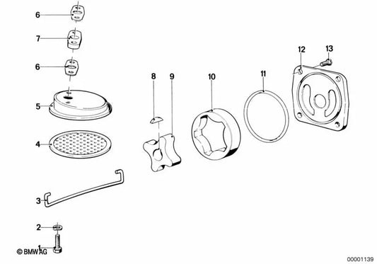 Rotor interior OEM 11411253294 para motos BMW R50/5, R60/5, R75/5. Original BMW Motorrad.