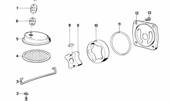 Cabezal de succión OEM 11411252223 para BMW Motorrad R50, R60, R75, R 100 (modelos R246 y R247). Compatible con producción entre 1969 y 1984. Original BMW.