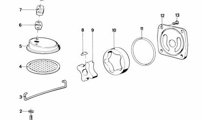 Tapa bomba de aceite OEM 11411260182 para motos BMW R50/5, R75/5, R100 RS, R100 RT, R80, R65LS… y más. Original BMW Motorrad.