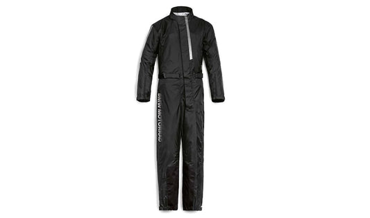 Mono impermeable ProRain talla L negro OEM 76817921680 para todas las motos BMW. Original BMW Motorrad.
