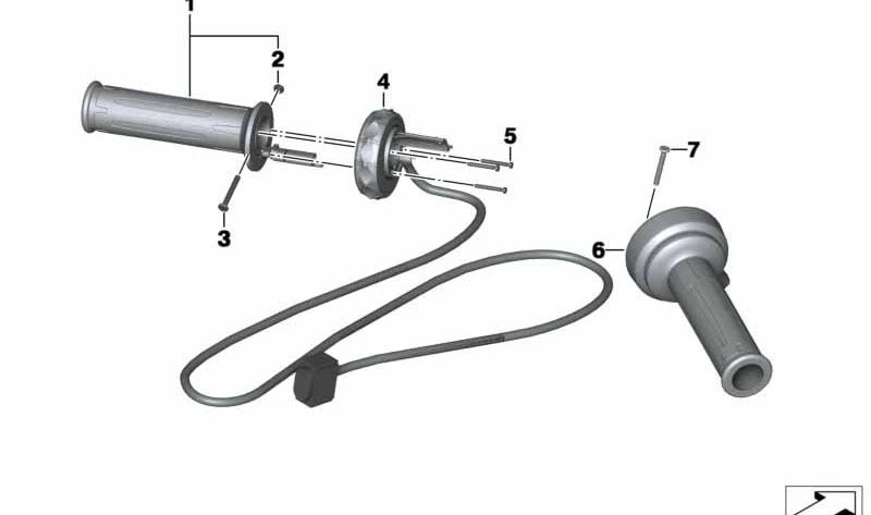 Controlador múltiple OEM 61317727499 para motos BMW K1600 GT, K1600 GTL (K48). Original BMW Motorrad.