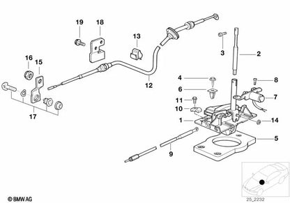 Imán para BMW Serie 3 E36 (OEM 25161219600). Original BMW