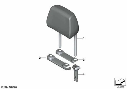 BMW Pesting Cover Series 2 F23, F23N (OEM 52207352200). BMW originale