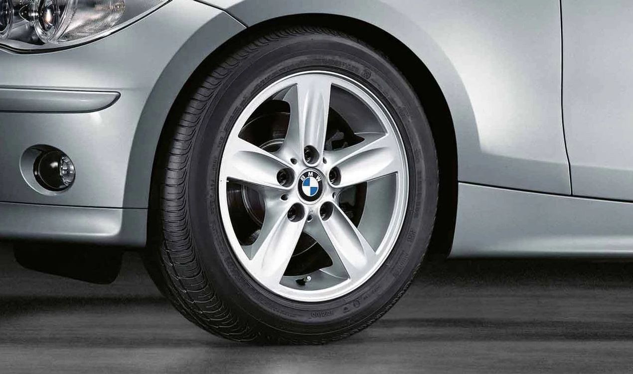 Alloy wheels star design OEM 36116775619 for BMW E81, E82, E87, E88. Original BMW