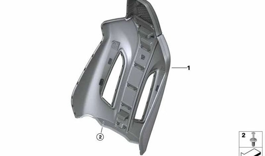 Acabamento do painel traseiro direito OEM 52108058494 para BMW F87, F82. BMW original