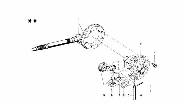 Corona del diferencial trasero OEM 33133604141 para BMW E39,E46,E60,E61,E63,E64,E65,E66,E67,E70,E83,E85,E86,E87,E90,E91,E92,E93,X3,E53. Original BMW.