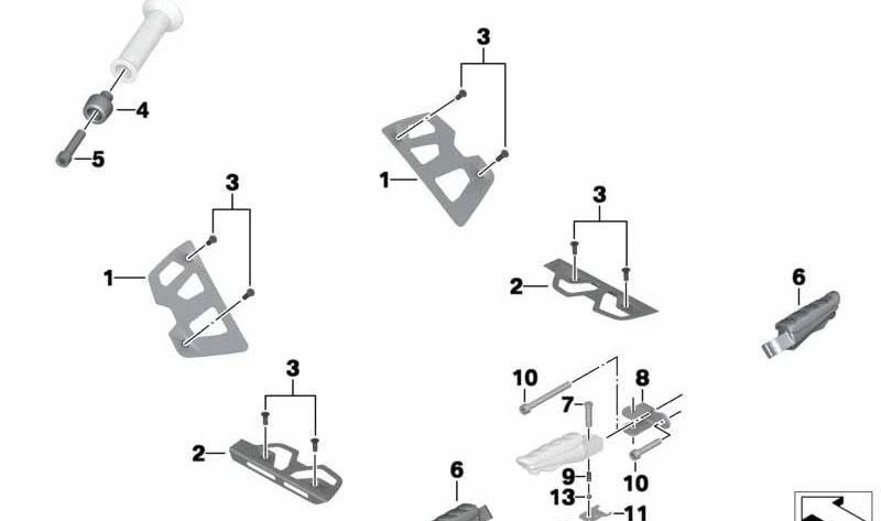 Tornillo ISA M12X1,5X60 OEM 07129907113 para motos BMW K1600 GT, K1600 GTL, C 600 Sport, C 650 GT… y más. Original BMW Motorrad.