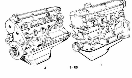 Kit de piezas motor OEM 11009059264 para BMW E21, E12, E28. Recambio original BMW. Ideal para sustituir componentes del motor fácilmente sin conocimientos avanzados.