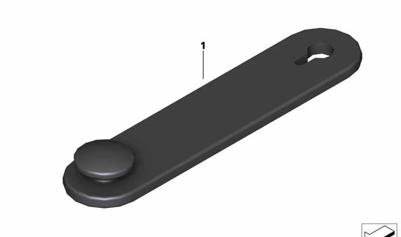 Fita tensora de borracha OEM 61137723698 para motocicletas BMW R 1200 GS, R 1250 GS, R nineT, S 1000 RR, F 750 GS, C 650 GT... e muito mais. Originais BMW Motorrad.