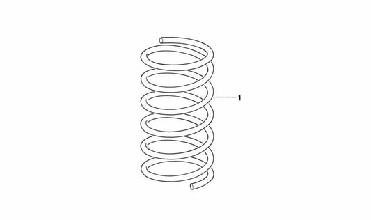 Muelles de compresión para BMW (OEM 31332227422). Original BMW