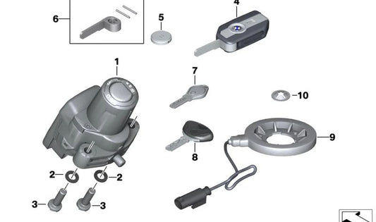 Axial Sicherheitsring 9,5x2,7 mm OEM 07149111205 für BMW Motorrad R 1200 GS (RK50, RK51), R 1250 GS (RK50, RK51), R 1250 R (RK53). Originaler BMW Motorrad.