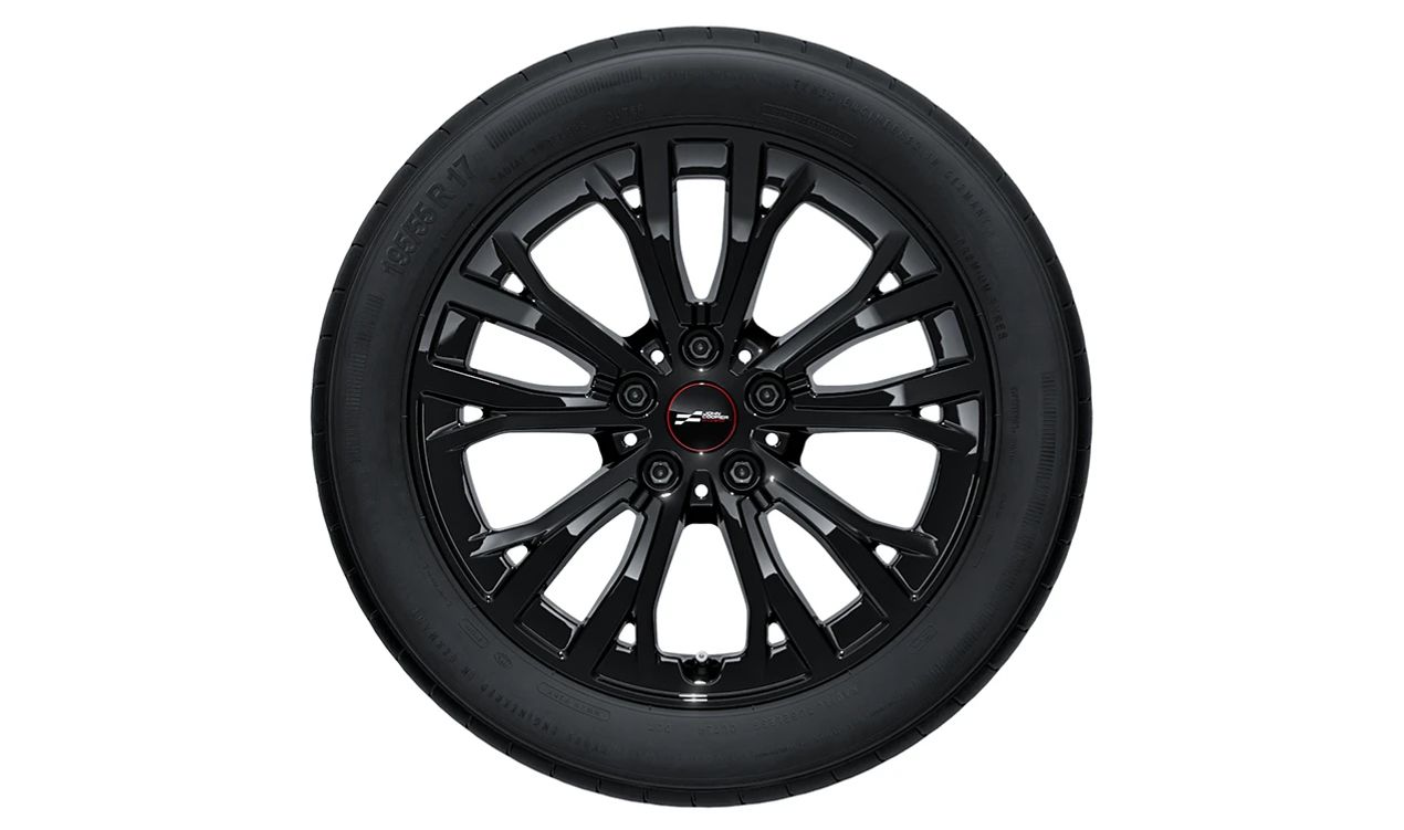 Llanta de aluminio 6Jx17 ET41 JCW Star Spoke 991 negra OEM 36107886559 para MINI Cooper J01, Aceman J05. Original MINI.