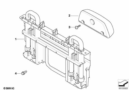 Trim for BMW 6 Series E64, E64N (OEM 54627111550). Original BMW