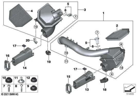 Amortecedor para BMW E82, E88, F20, F21, F22, F23, F87, E90, F30, F31, F34, F32, F33, F36, E60, E61, F01, F02, G12, I01, X1, X3, Z4 (OEM 13717542860). BMW original