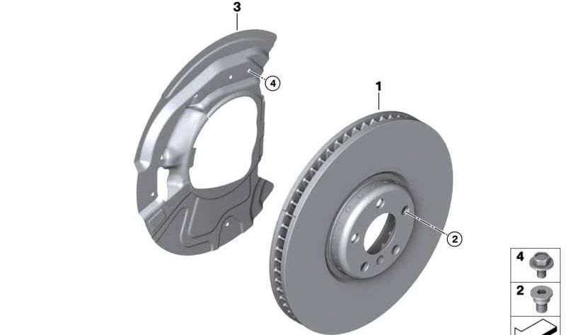 Cubrecárter izquierdo OEM 34106879081 para BMW X5 F15. Pieza original BMW.
